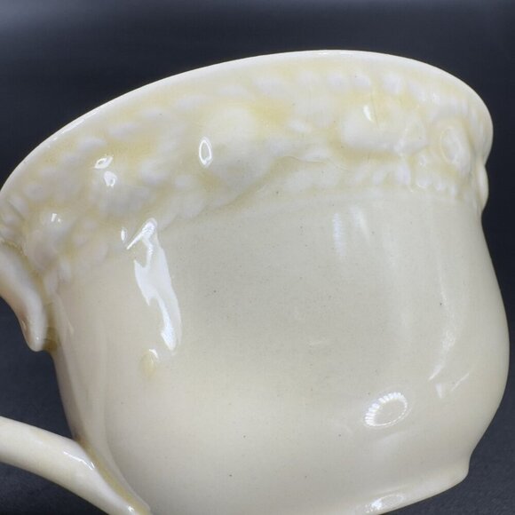 Antique Adams Titian Ware Royal Ivory Della Robbia Teacup Saucer Porcelain Set - Picture 5 of 16